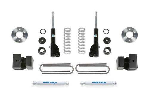 Fabtech Motorsports - FTSK9007 | Fabtech 1.5 Inch Coil Assist Kit With B4 Bilstein and Performance Shocks (2015-2021 Sprinter 3500 4WD)