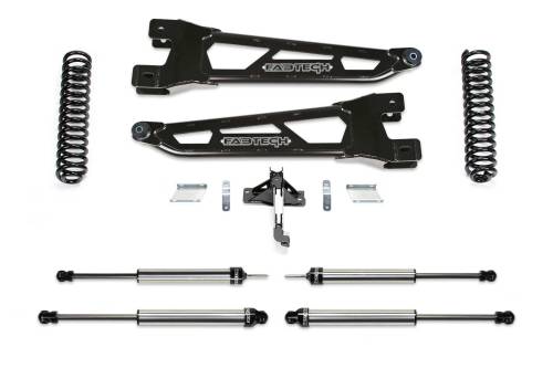 Fabtech Motorsports - K2401DL | Fabtech 2.5 Inch Radius Arm Kit with Dirt Logic Shocks (2023-2024 F250, F350 Super Duty 4WD Diesel)