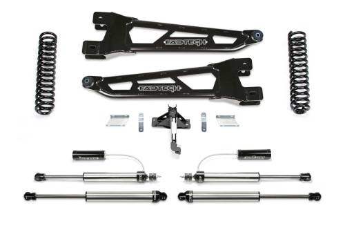 Fabtech Motorsports - K2402DL | Fabtech 2.5 Inch Radius Arm Kit with Dirt Logic Resi Shocks (2023-2024 F250, F350 Super Duty 4WD Diesel)