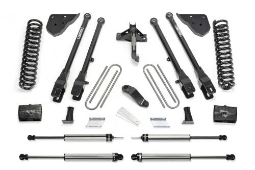 Fabtech Motorsports - K2431DL | Fabtech 6 Inch 4 Link Kit with Dirt Logic Shocks (2023-2024 F450, F450 Super Duty 4WD Diesel)