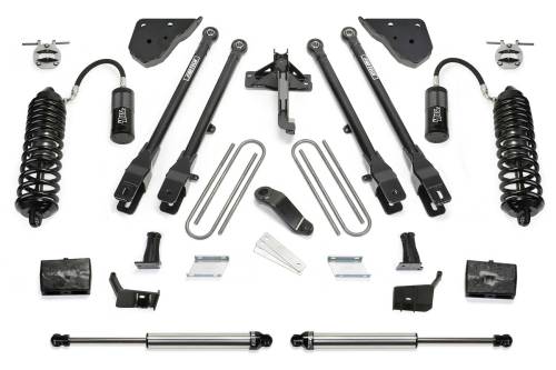 Fabtech Motorsports - K2432DL | Fabtech 6 Inch 4 Link Kit with Dirt Logic Coilovers & Shocks (2023-2024 F450, F450 Super Duty 4WD Diesel)