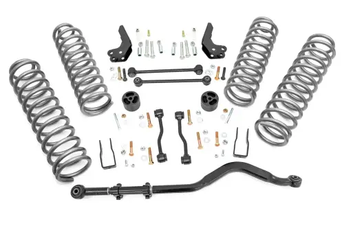 Rough Country - 78800 | Rough Country 3.5 Inch Lift Kit With Coil Springs For Jeep Wrangler JL 4WD (2024-2024) | Gas | No Shocks