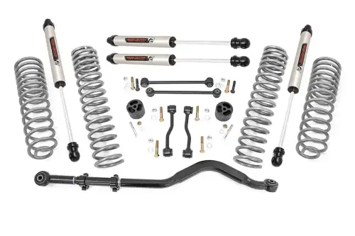 Rough Country - 78970 | Rough Country 3.5 Inch Lift Kit With Coil Springs For Jeep Wrangler JL 4WD (2024-2024) | Gas | V2 Monotube Shocks