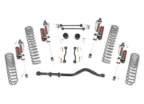 Rough Country - 78950 | Rough Country 3.5 Inch Lift Kit With Coil Springs For Jeep Wrangler JL 4WD (2024-2024) | Gas | Vertex Reservoir Shocks