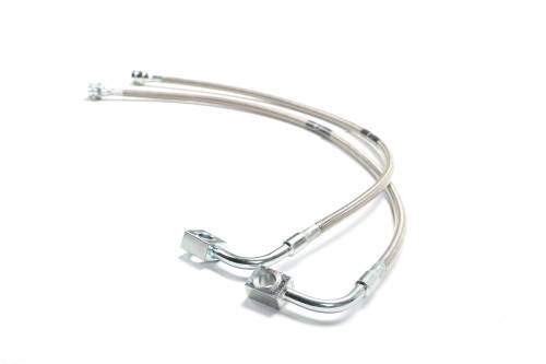 Fabtech Motorsports - FTS94063 | Fabtech Rear Extended Brake Line Kit with Return Spring (2007-2018 Wrangler JK 4WD)