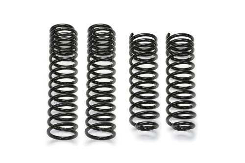 Fabtech Motorsports - FTS24143 | Fabtech 5 Inch Dual Rate Long Travel Coil Spring Kit (2007-2018 Wrangler JK 4WD - 2 Door ONLY)