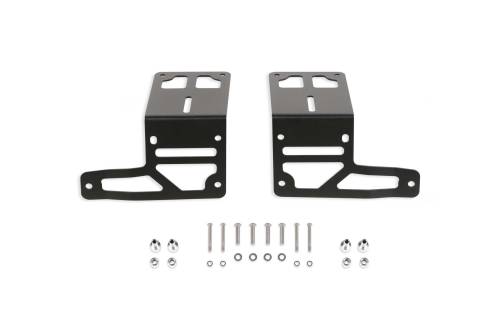 Fabtech Motorsports - FTS24269 | Fabtech Fixed Cowl Light Mount (2018-2023 Wrangler JL 4WD | 2020-2023 Gladiator JT 4WD)