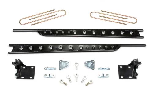 Fabtech Motorsports - FTS62007 | Fabtech Floating rear Traction Bar System (2011-2016 F250, F350 Super Duty 4WD - Long Bed)