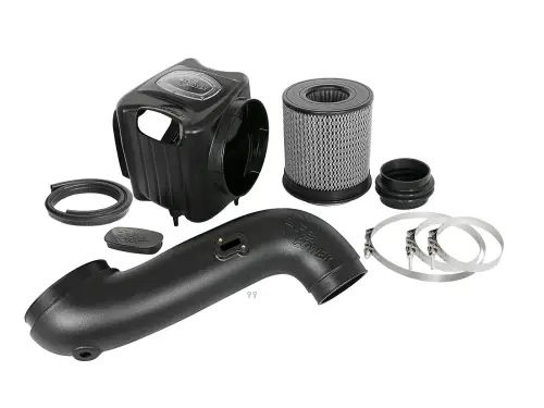 aFe Power - 51-74004 | AFE Power Momentum HD Cold Air Intake System w/ Pro DRY S Filter 2007.5-2010 Silverado, Sierra 2500 HD, 3500 HD V8-6.6L (td) LMM