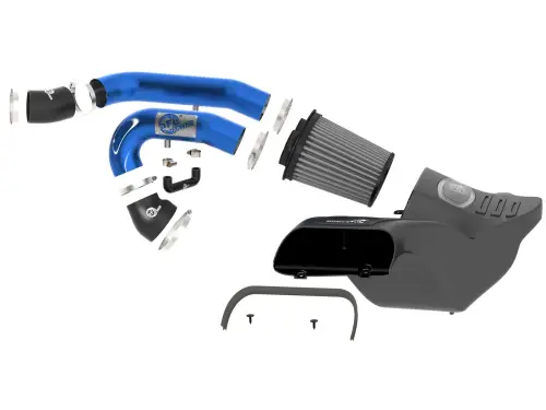 aFe Power - 51-73120-L | AFE Power Momentum XP Cold Air Intake System w/ Pro DRY S Filter Blue 2017-2020 F150 Pickup, Raptor V6-3.5L (tt)