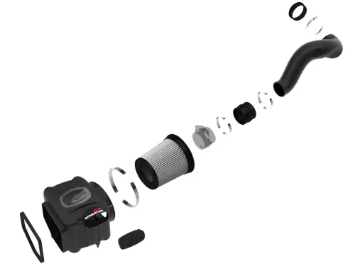 aFe Power - 51-74101 | AFE Power Momentum GT Cold Air Intake System w/ Pro DRY S Filter 1999-2007 Silverado, Sierra 1500, Suburban, Tahoe, Yukon V8-4.8/5.3/6.0L (GMT800)