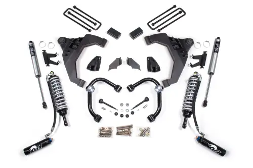 BDS Suspension - BDS723FDSC | BDS Suspension 3 Inch Lift Kit With Fox 2.5 Coil Over Conversion Chevrolet Silverado / GMC Sierra 2500 HD / 3500 HD 4WD Diesel (2011-2019) | Rear Lift Block Kit With Factory Overload, Fox 2.0 Performance Series Shocks