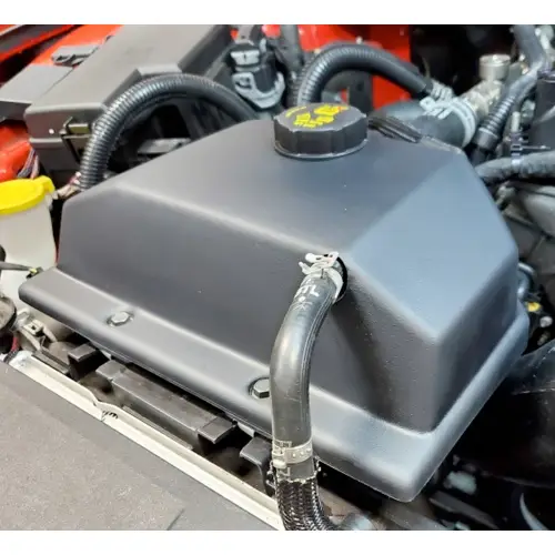 S&B Filters - JLTCTC-FM15 | S&B Filters JLT Coolant Tank Cover (2015-2023 Mustang)