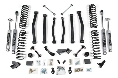 BDS Suspension - BDS1413H | BDS Suspension 4.5 Inch Lift Kit For Jeep Wrangler JK 4 Door (2007-2011) | Sway Bar Link Disconnects, NX2 Nitro Series Shocks