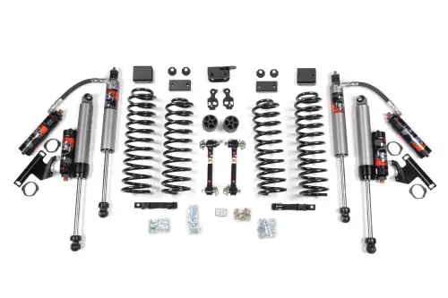 BDS Suspension - BDS1411FPE | BDS Suspension 3 Inch Lift Kit For Jeep Wrangler JK 4 Door (2007-2011) | Sway Bar Link Disconnects, Fox 2.5 Performance Elite Shocks