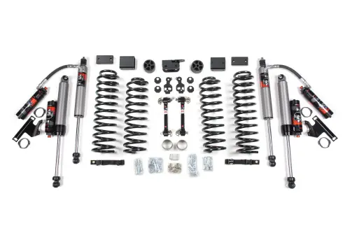 BDS Suspension - BDS1403FPE | BDS Suspension 3 Inch Lift Kit For Jeep Wrangler JK 4 Door (2012-2018) | Sway Bar Link Disconnects, Fox 2.5 Performance Elite Shocks