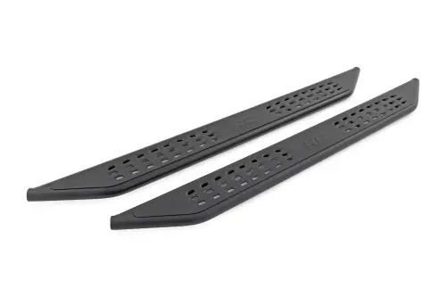 Rough Country - 14008 | Rough Country OV2 Running Boards Side Step Bars For Crew Cab Ram 1500 (2019-2025) / 1500 TRX (2021-2024)