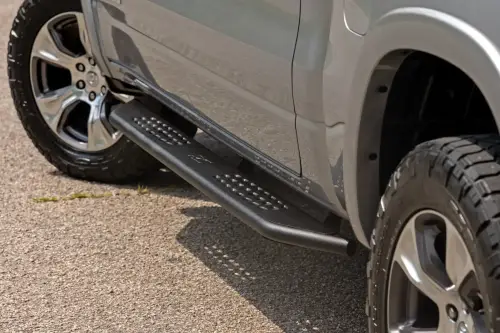 Rough Country - 14008 | Rough Country OV2 Running Boards (2019-2025 Ram 1500 2WD/4WD | 2021-2024 Ram 1500 TRX AWD)