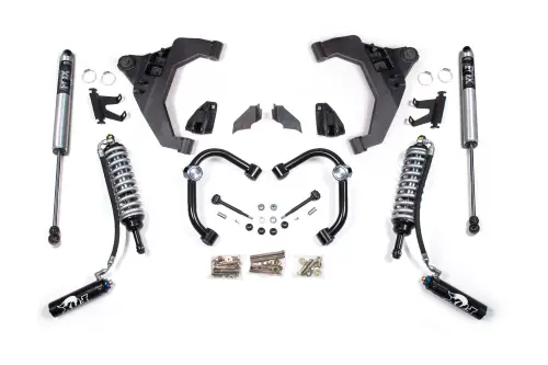 BDS Suspension - BDS1825FDSC | BDS Suspension 3 Inch Lift Kit With Fox 2.5 Coil Over Shocks For Chevrolet Silverado / GMC Sierra 2500 HD / 3500 HD 4WD Diesel (2011-2019) | Rear Lift Stock, Rear Fox 2.0 Performance Series Shocks