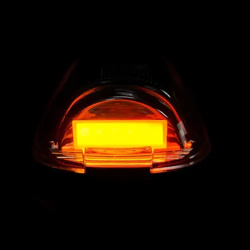 Recon Truck Accessories - 264143AMHP | Recon 5 Piece Cab Lights OLED Bar-Style Amber Lens in Amber OLED (1999-2016 F250, F350 Super Duty | DID NOT come with factory installed cab roof lights)