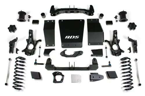 BDS Suspension - BDS751H | BDS Suspension 6 Inch Lift Kit For Chevrolet Suburban/Tahoe / GMC Yukon/Yukon XL 4WD (2015-2019) | Magneride Equipped | Factory Control Arm Cast Steel