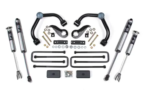 BDS Suspension - BDS760FS | BDS Suspension 3 Inch Lift Kit For Chevrolet Silverado/GMC Sierra 2500 HD/3500 HD (2020-2024) | Rear Lift 3 Inch Block Kit Without Overload