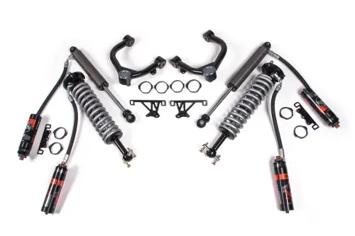 BDS Suspension - BDS771FDSC | BDS Suspension 2 Inch Lift Kit With Fox 2.5 Coil Over For Chevrolet Silverado / GMC Sierra 1500 4WD (2019-2024) | Rear Fox 2.5 Performance Elite Shocks