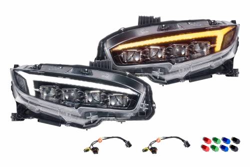 Morimoto - LF2-473 | Morimoto XB LED Headlights Gen II For Honda Civic (2016-2021)