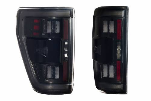 Morimoto - LF735.2 | Morimoto XB LED Tail Lights For Ford F-150 (2021-2024) | BLIS, Smoked