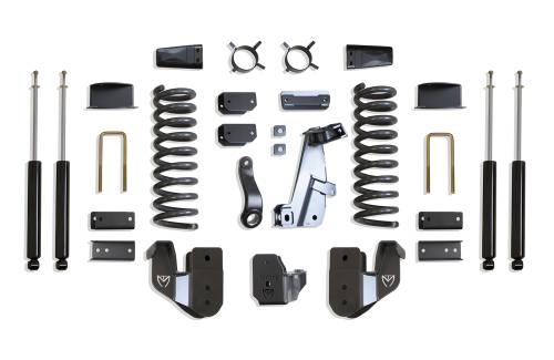 MaxTrac Suspension - K947263A | MaxTrac Suspension 6 Inch Lift Kit With Radius Arm Bracket & MaxTrac Shocks For Air Ride Ram 2500 4WD (2014-2018) | Diesel