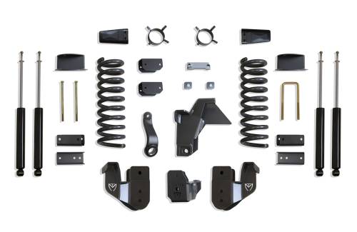 MaxTrac Suspension - K947463A | MaxTrac Suspension 6 Inch Lift Kit With Radius Arm Bracket & MaxTrac Shocks For Air Ride Ram 2500 4WD (2019-2024) | Diesel