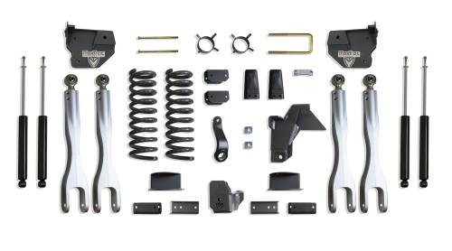 MaxTrac Suspension - K947463LA | MaxTrac Suspension 6 Inch Lift Kit With 4 Link & MaxTrac Shocks For Air Ride Ram 2500 4WD (2019-2024) | Diesel