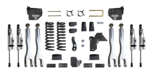 MaxTrac Suspension - K947463VRLA | MaxTrac Suspension 6 Inch Lift Kit With 4 Link & Vulcan Reservoir Shocks For Air Ride Ram 2500 4WD (2019-2024) | Diesel