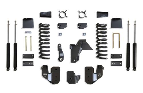 MaxTrac Suspension - K947485A | MaxTrac Suspension 8 Inch Lift Kit With Radius Arm Brackets & MaxTrac Shocks For Air Ride Ram 2500 4WD (2019-2024) | Diesel