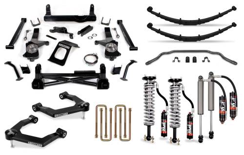 Cognito Motorsports - 210-P1223 | Cognito 8 Inch Suspension Lift Kit with Fox 2.5 Elite Shocks (2019-2024 Silverado, Sierra 1500 2WD/4WD Includes AT4, AT4X, Trail Boss & ZR2)