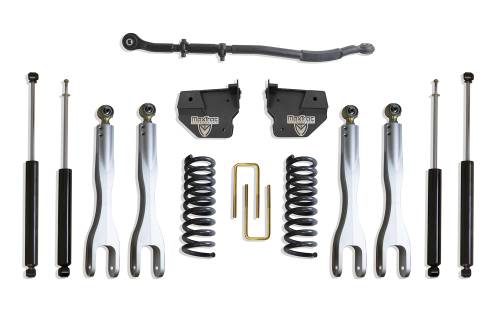 MaxTrac Suspension - K947325L | MaxTrac Suspension 2.5 Inch Level Kit With 4 Links & MaxTrac Shocks For Ram 3500 4WD (2013-2024) | Diesel