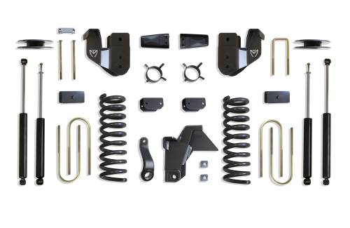 MaxTrac Suspension - K947541A | MaxTrac Suspension 4 Inch Lift Kit With Radius Arm Brackets & MaxTrac Shocks For Air Ride Ram 3500 4WD (2019-2024) | Diesel