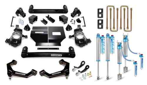 Cognito Motorsports - 510-P1179 | Cognito 4-Inch Elite Lift Kit with King 2.5 Reservoir Shocks (2020-2024 Silverado/Sierra 2500/3500 2WD/4WD)