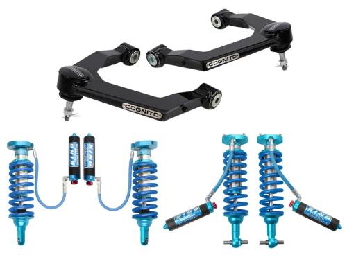 Cognito Motorsports - 510-P1237 | Cognito 3-Inch Elite Leveling Kit With King 2.5 Shocks (2021-2024 Suburban, Tahoe, Yukon | Non-Air)