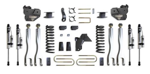 MaxTrac Suspension - K947563VRLA | MaxTrac Suspension 6 Inch Lift Kit With 4 Links & Vulcan Reservoir Shocks For Air Ride Ram 3500 4WD (2019-2024) | Diesel