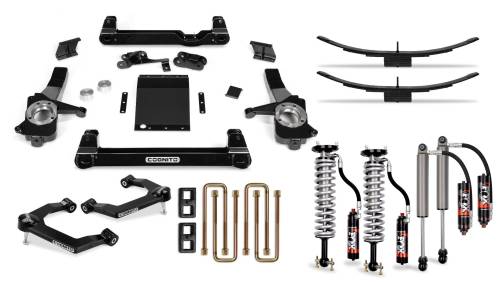 Cognito Motorsports - 210-P1224 | Cognito 6 Inch Suspension Lift Kit with Fox 2.5 Elite Shocks (2019-2024 Silverado, Sierra 1500 2WD/4WD Includes AT4 & Trail Boss)