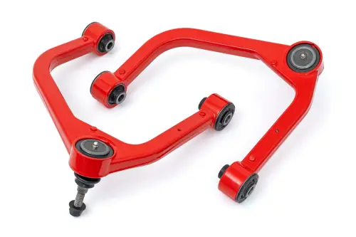 Rough Country - 29501RED | Rough Country Forged Upper Control Arms (2019-2024 Silverado, Sierra 1500 2WD/4WD | with 3-3.5 Inch Lift)