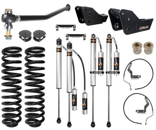 Carli Suspension - CS-FLVL-BC-CS-23 | Carli Suspension 3.5" Lift Backcountry Leveling System With Carli Spec 2.0 Remote Reservoir Shocks For Ford F-250/F-350 Super Duty (2023-2024) | Diesel