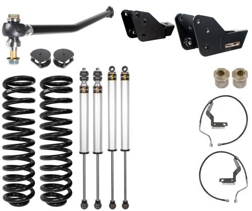 Carli Suspension - CS-FLVL-COM-CS-23 | Carli Suspension 3.5" Lift Commuter Leveling System With Carli Spec 2.0 IFP Front & Rear Shocks For Ford F-250/F-350 Super Duty (2023-2024) | Diesel