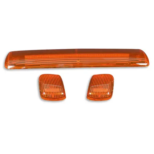 Recon Truck Accessories - 264157AM | Recon 3 Piece Cab Roof Lights LED Amber Lens in Amber (2015-2019 Silverado, Sierra 2500 HD, 3500 HD)