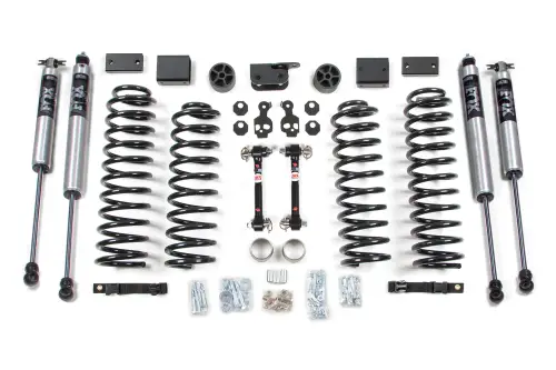 BDS Suspension - BDS1404FS | BDS Suspension 3 Inch Lift Kit For Jeep Wrangler JK 4 Door (2012-2018) | Sway Bar Fixed Links, Fox 2.0 Performance Series Shocks