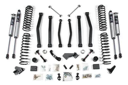 BDS Suspension - BDS1406FS | BDS Suspension 4.5 Inch Lift Kit For Jeep Wrangler JK 4 Door (2012-2018) | Sway Bar Fixed Links, Fox 2.0 Performance Series Shocks