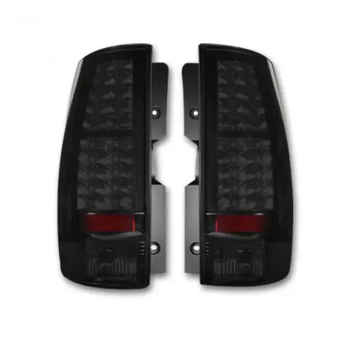 Recon Truck Accessories - 264174BK | Recon Tail Lights LED Smoked (2007-2013 Suburban, Tahoe, Yukon)