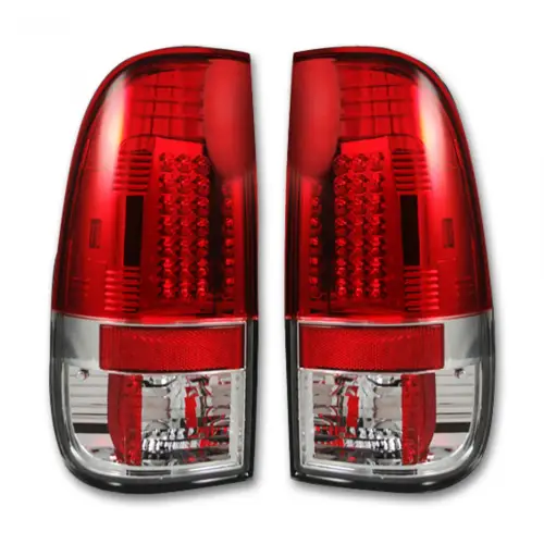 Recon Truck Accessories - 264176RD | Recon Tail Lights LED in Red (2008-2016 F250, F350 Super Duty)