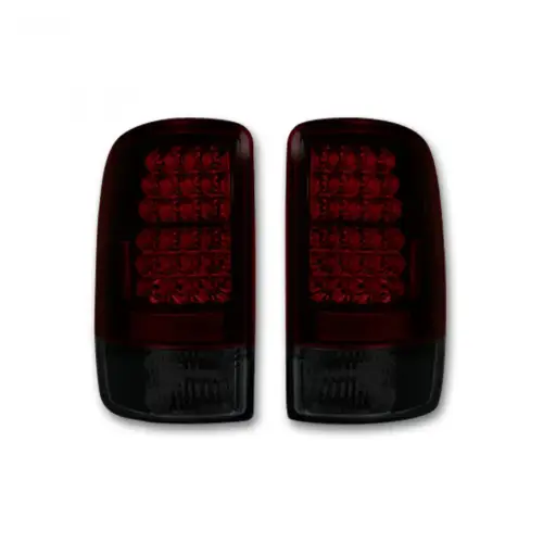 Recon Truck Accessories - 264177BK | Recon Tail Lights LED Smoked (2000-2006 Suburban, Tahoe, Yukon)